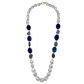 195-41 | STONE PEARL BLUE AGATE 42"