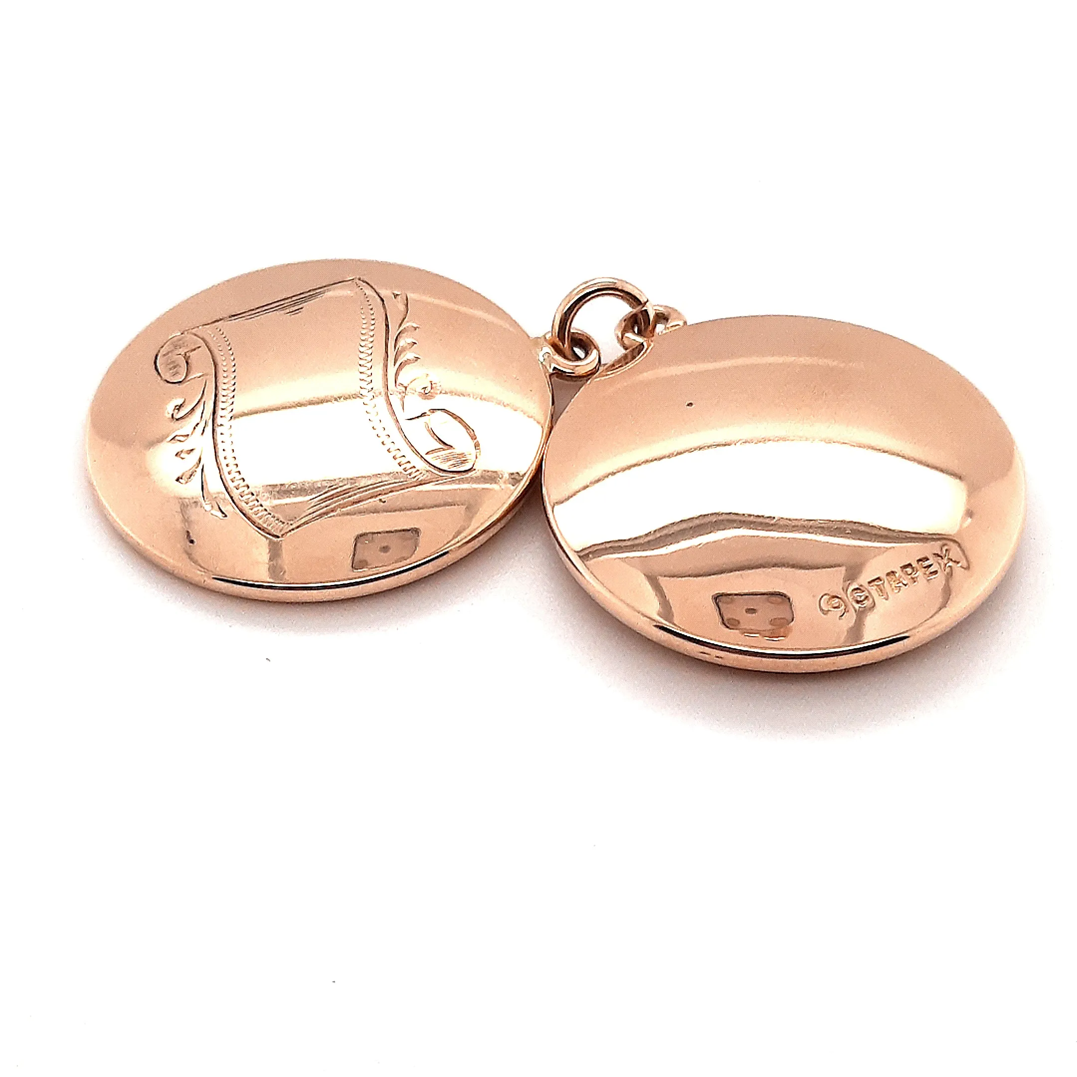 9ct Yellow Gold Locket Pendant