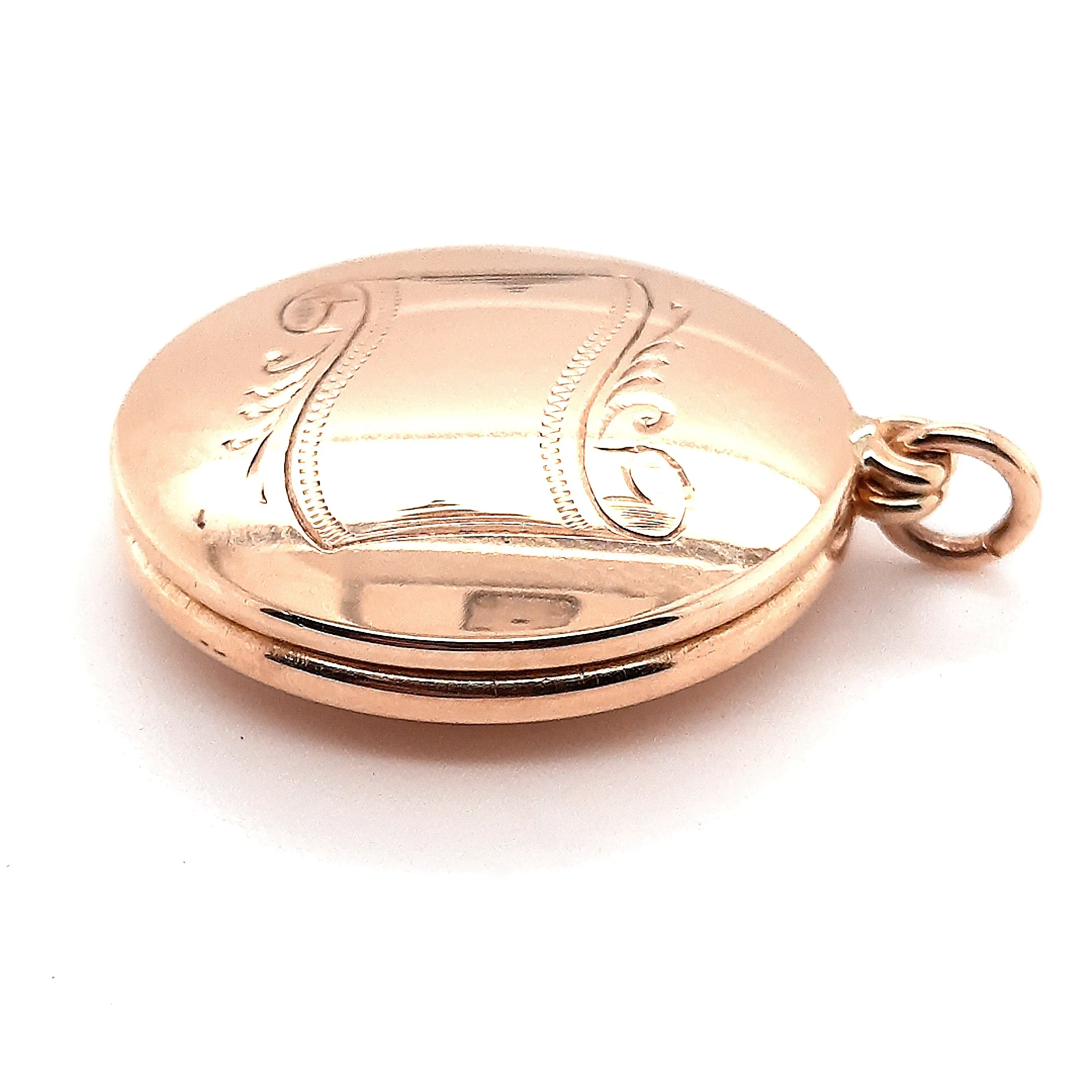9ct Yellow Gold Locket Pendant