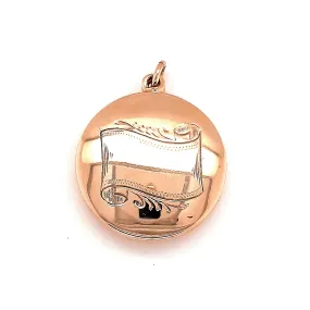 9ct Yellow Gold Locket Pendant