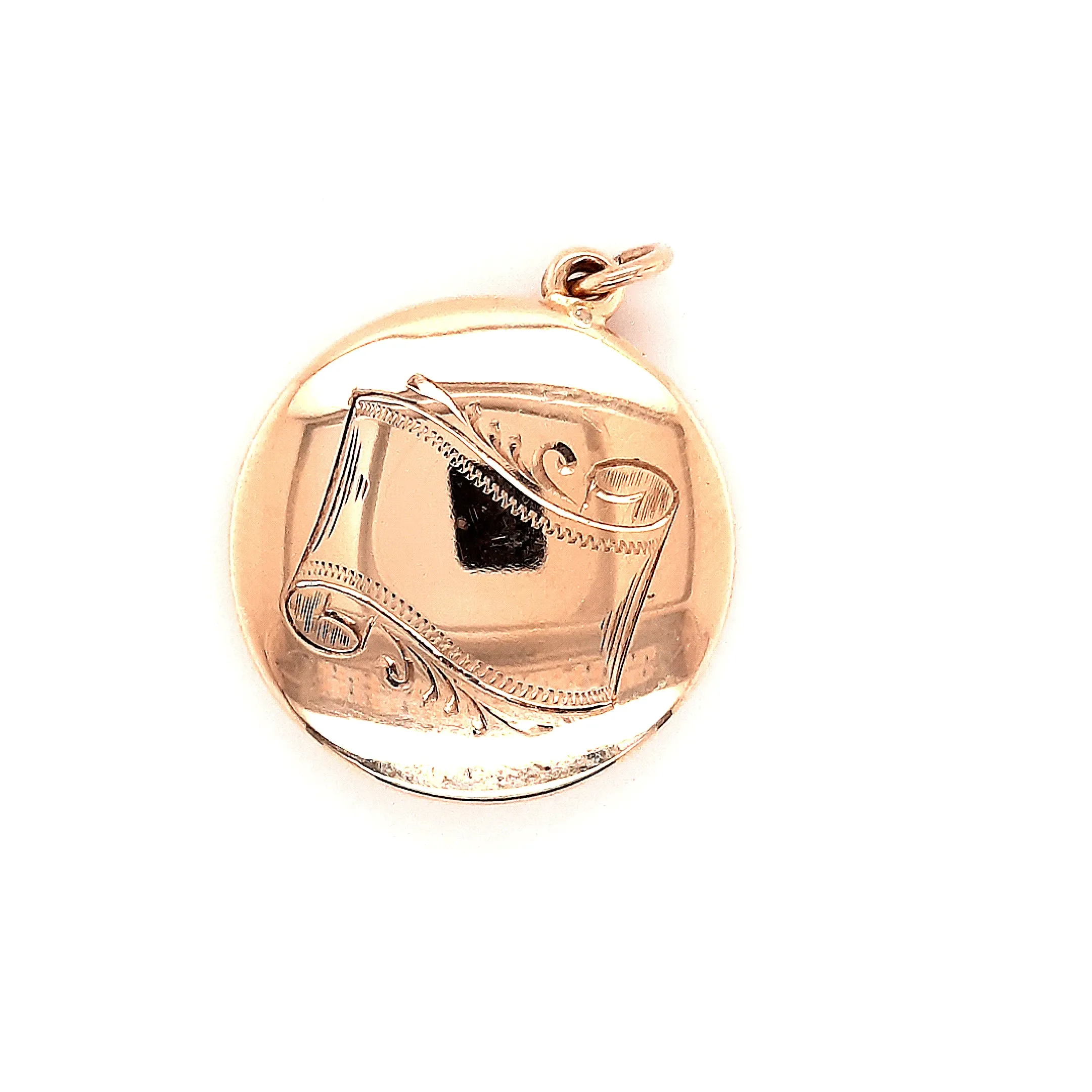 9ct Yellow Gold Locket Pendant