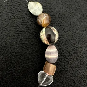 ACCEPTANCE: Gemstone Focal Bead Sets That Rock! - 6 pcs. (KT198)