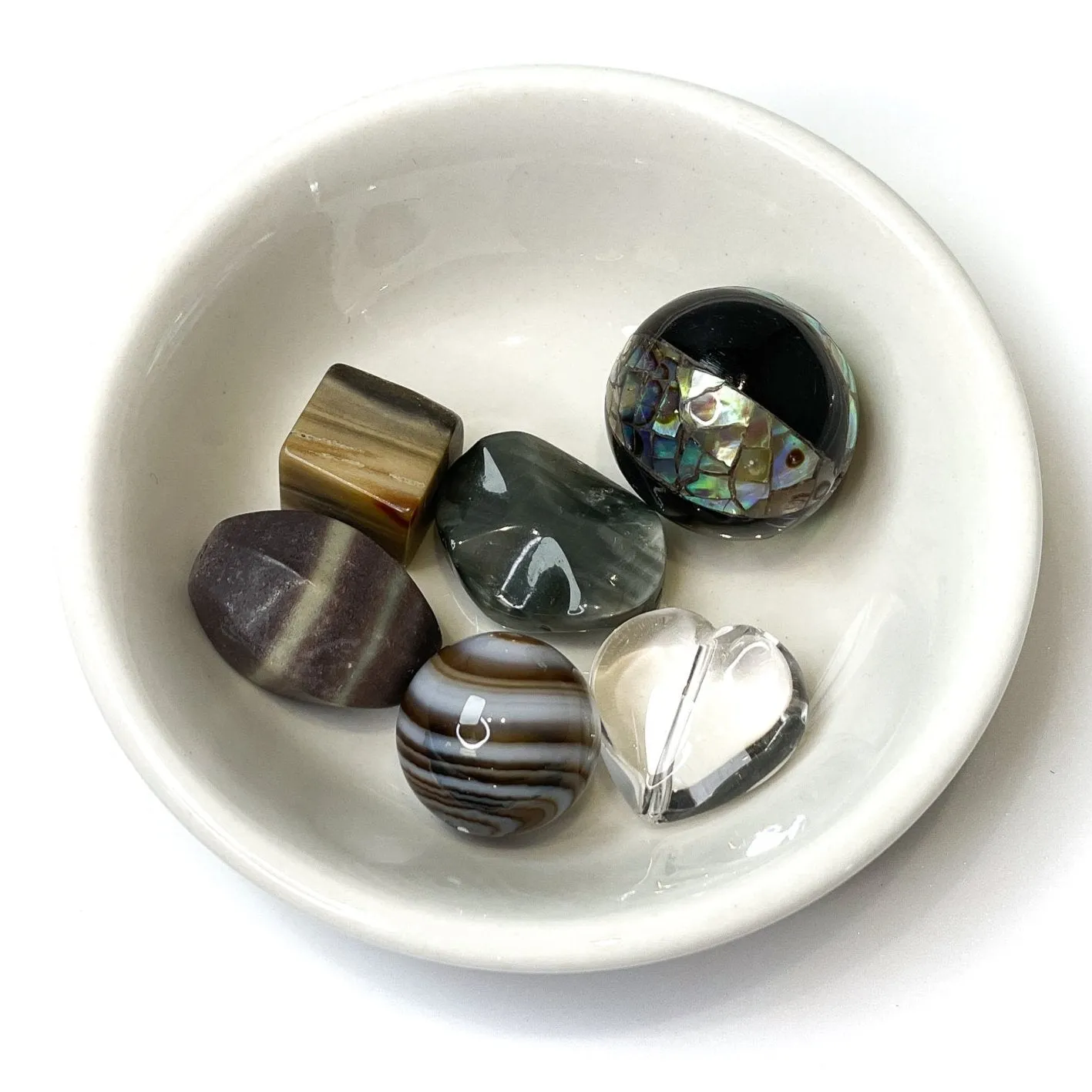 ACCEPTANCE: Gemstone Focal Bead Sets That Rock! - 6 pcs. (KT198)
