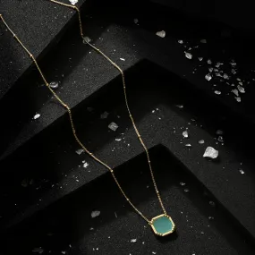 Accessorize London Women 14k Gold-Plated Quartz Healing Necklace
