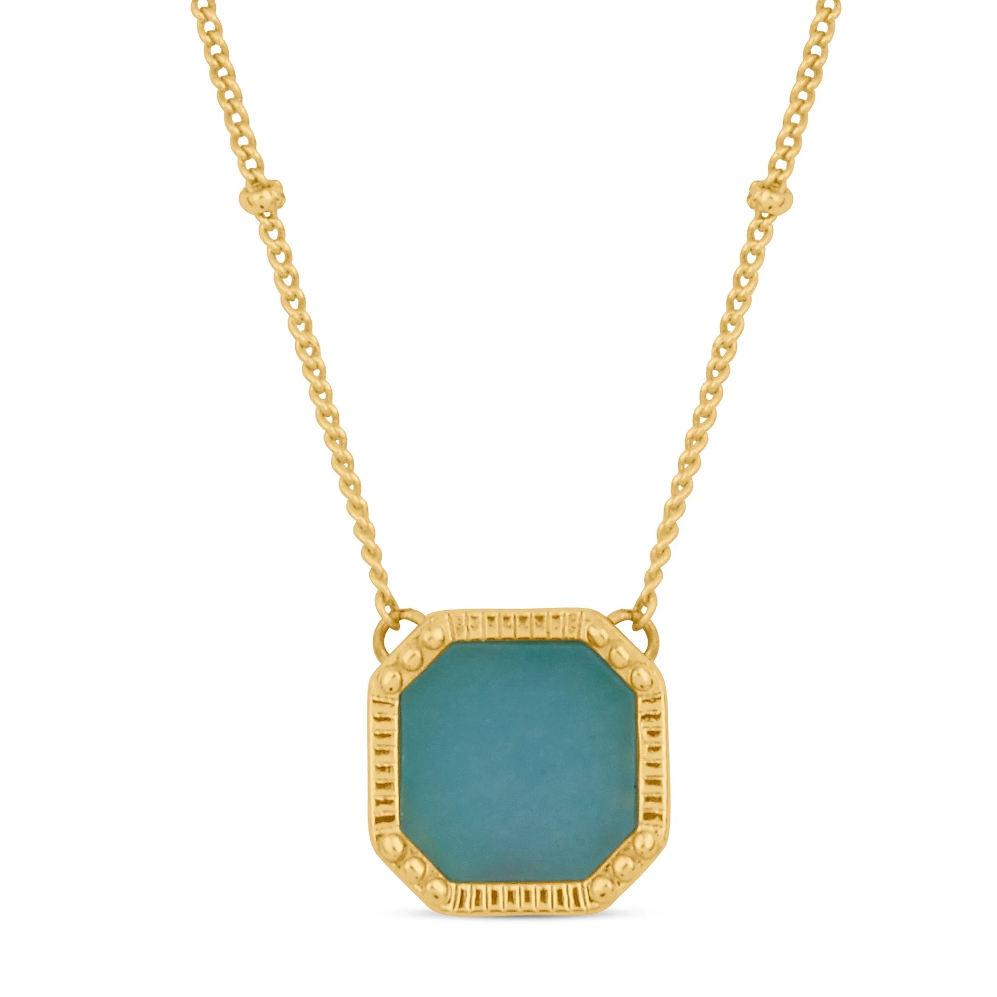 Accessorize London Women 14k Gold-Plated Quartz Healing Necklace