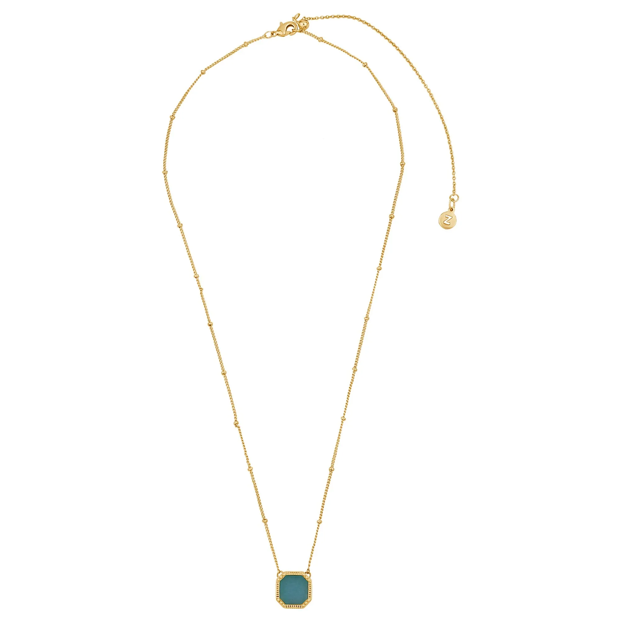 Accessorize London Women 14k Gold-Plated Quartz Healing Necklace