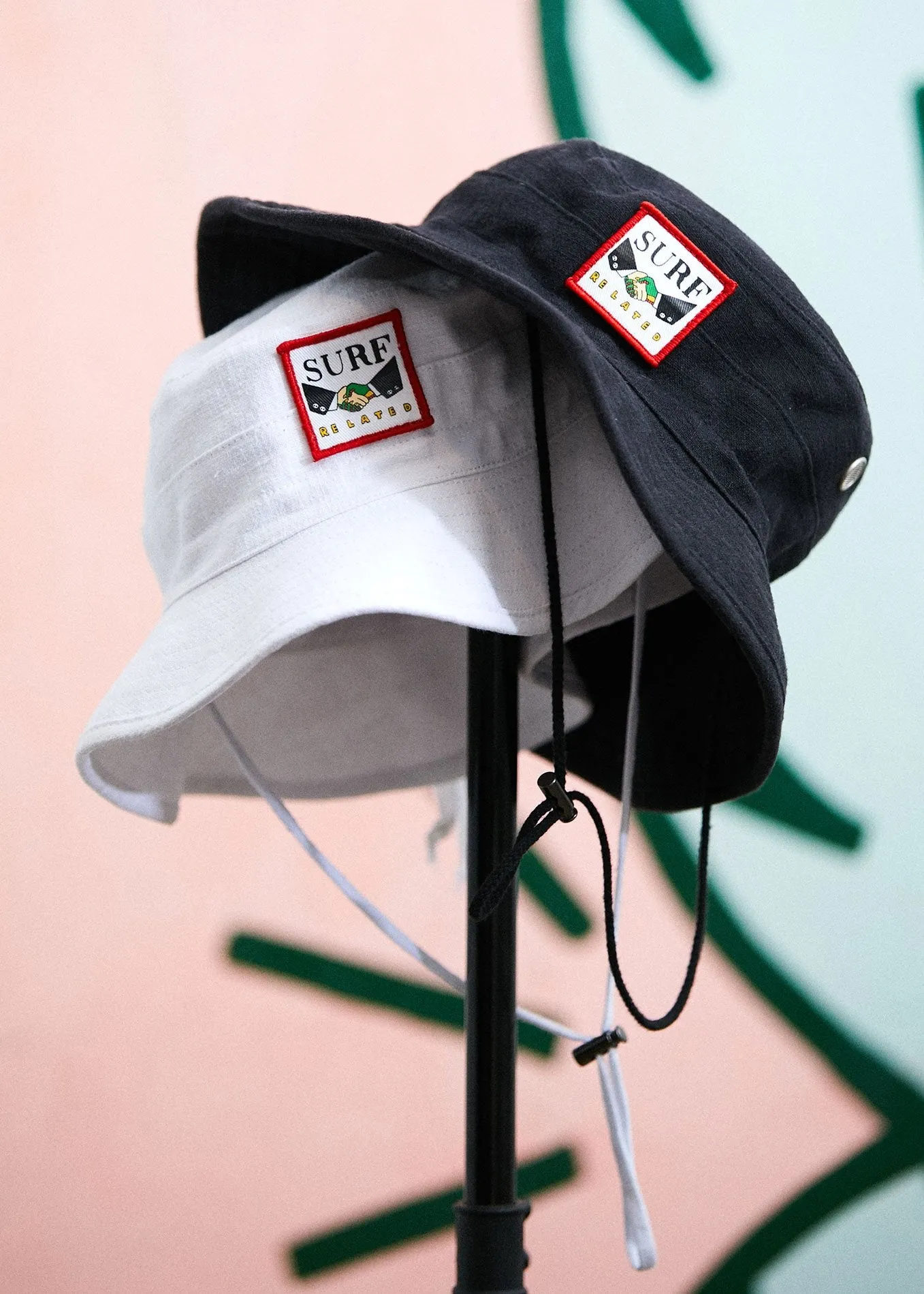 Afends Unisex Surf Related - Hemp Bucket Hat - White