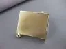 ANTIQUE LARGE PICTURE LOCKET 18KT YELLOW GOLD PENDANT 29MM x 26MM #20616