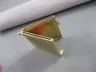 ANTIQUE LARGE PICTURE LOCKET 18KT YELLOW GOLD PENDANT 29MM x 26MM #20616