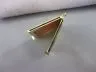 ANTIQUE LARGE PICTURE LOCKET 18KT YELLOW GOLD PENDANT 29MM x 26MM #20616