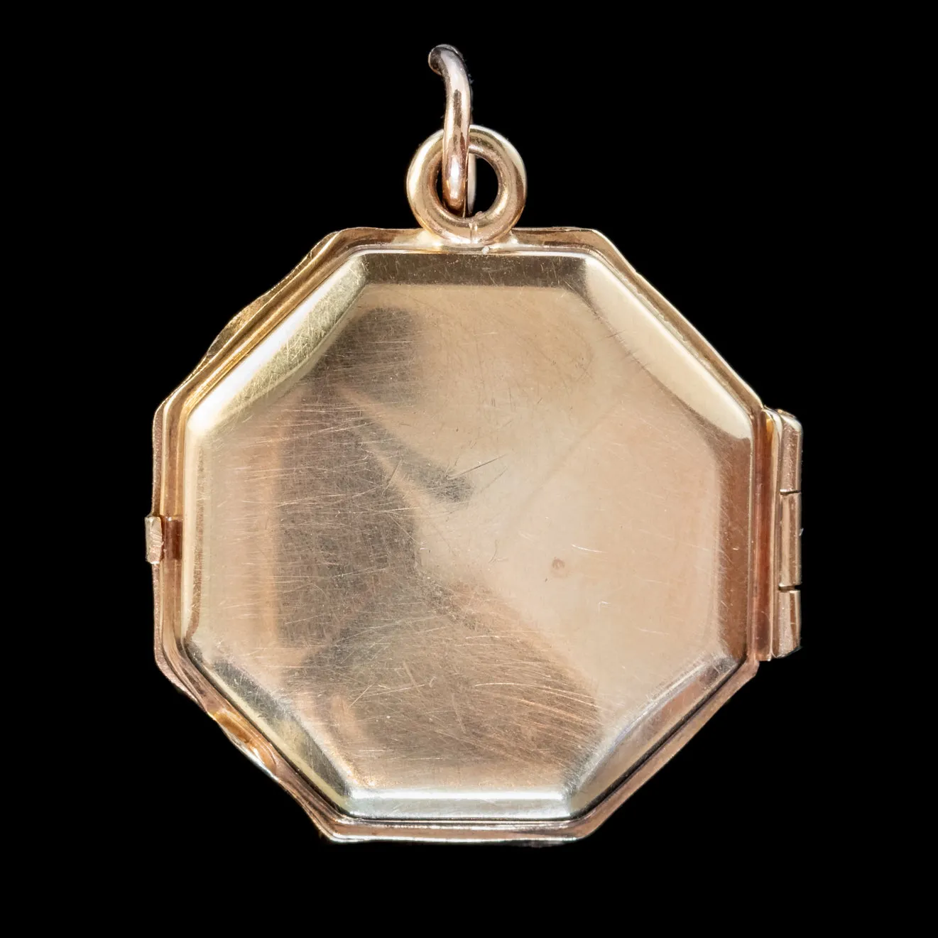 Antique Victorian Lizard Locket 15Ct Gold Circa 1900