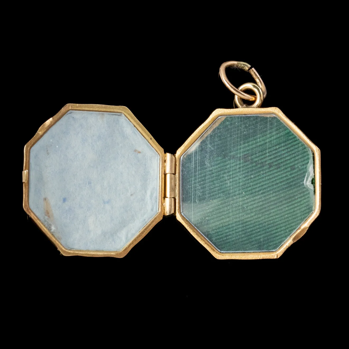 Antique Victorian Lizard Locket 15Ct Gold Circa 1900