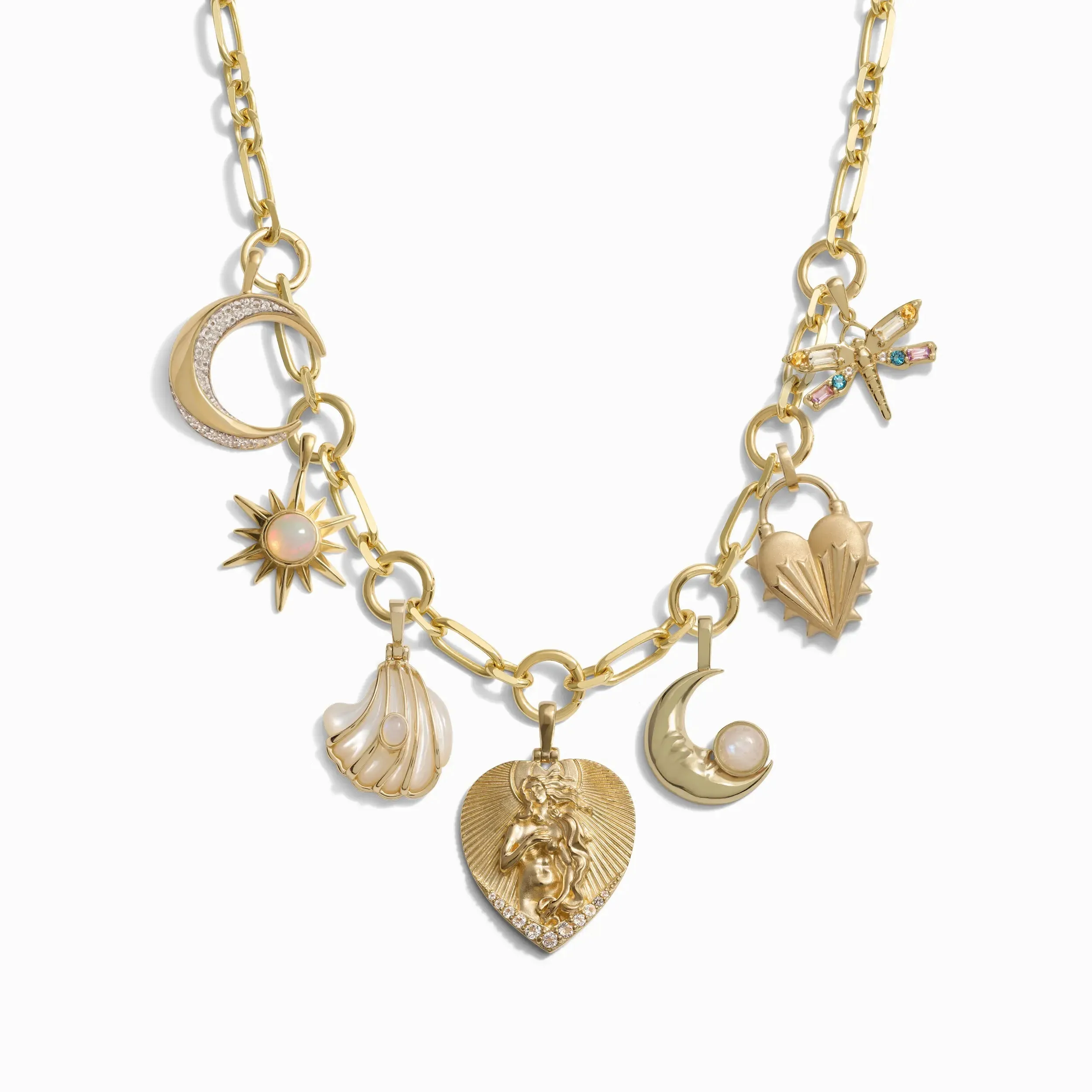 Aphrodite Statement Charm Necklace