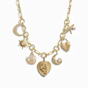 Aphrodite Statement Charm Necklace