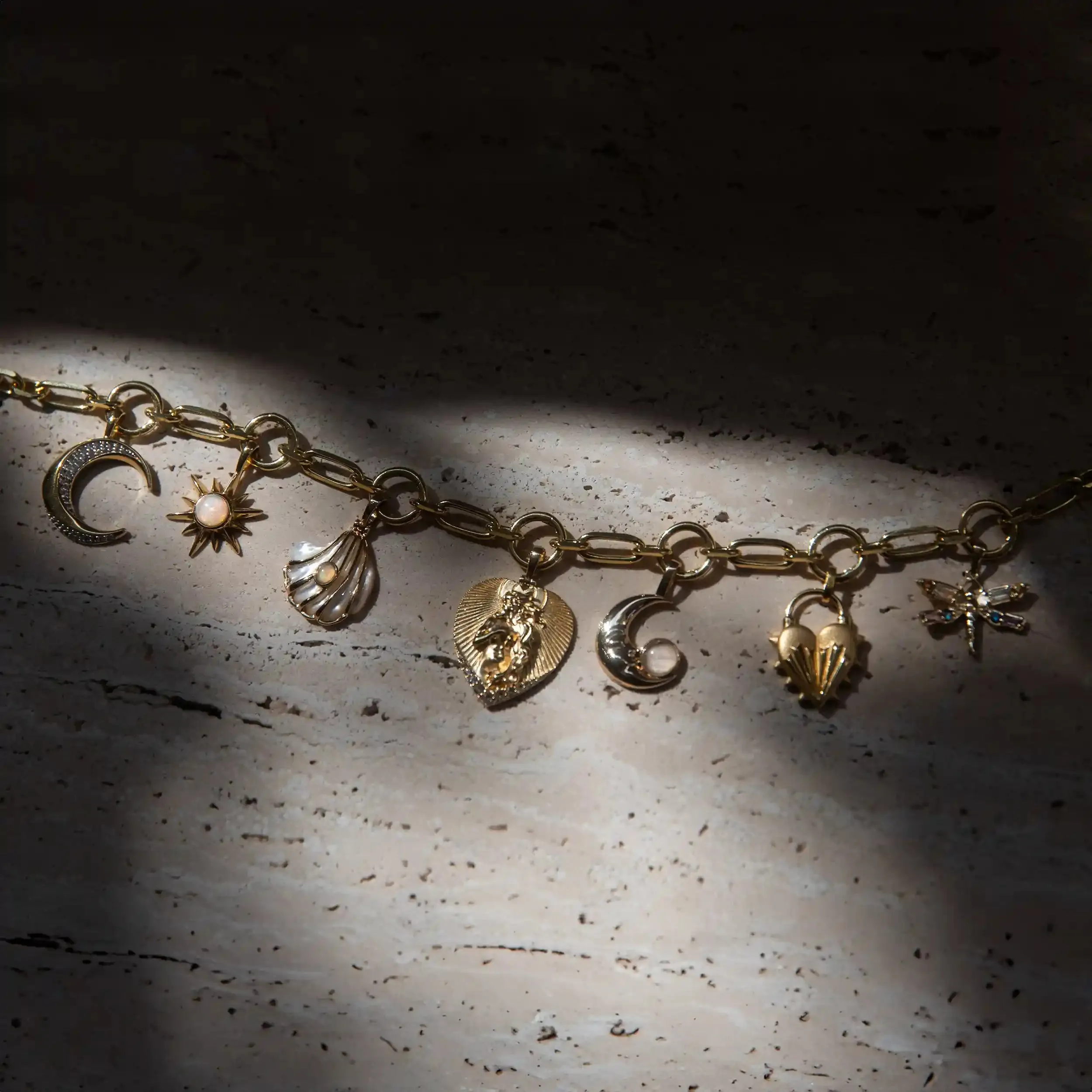 Aphrodite Statement Charm Necklace