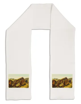 Arizona Mountains Watercolor Adult Fleece 64&#x22; Scarf