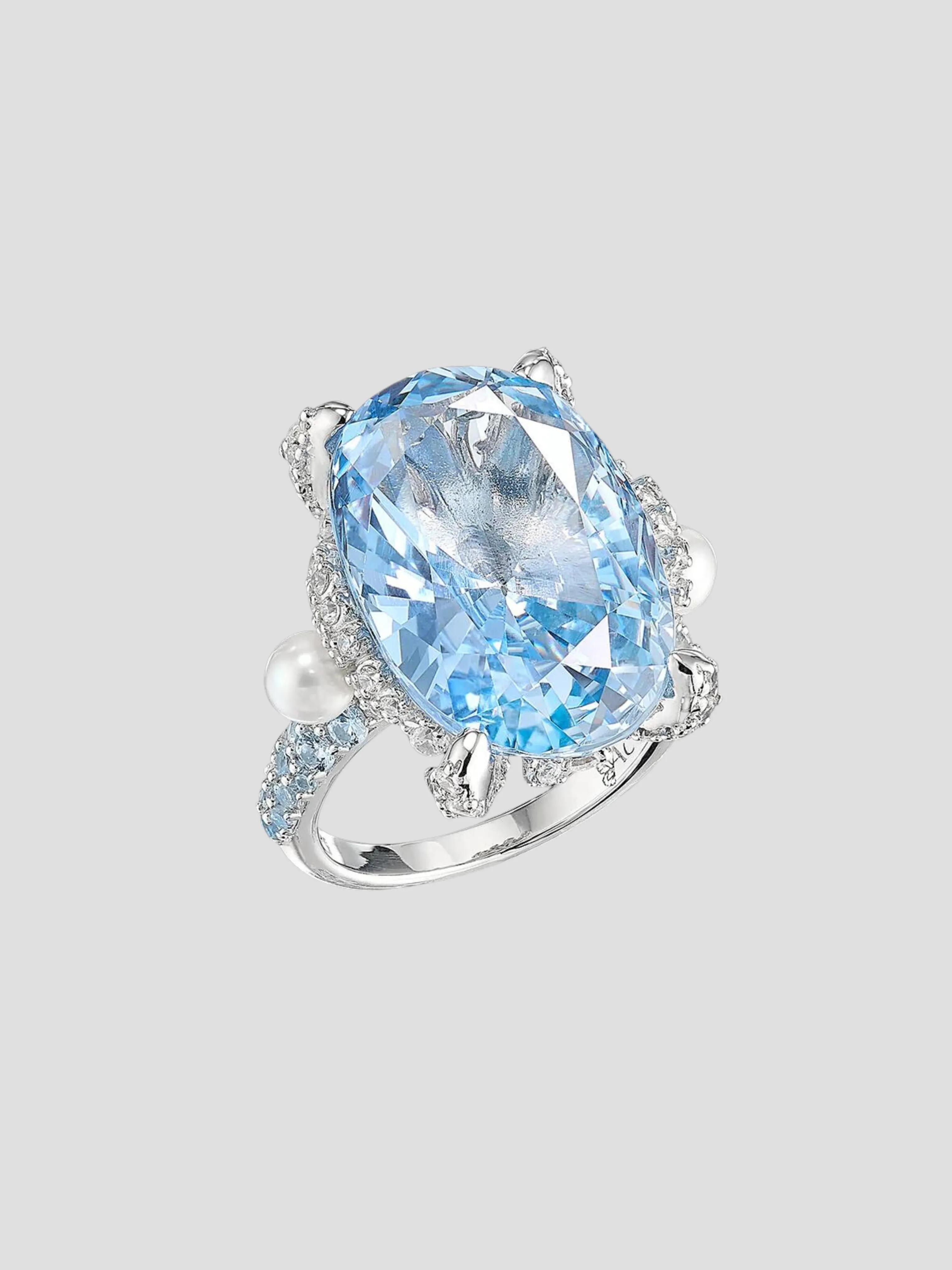 Baby Blue Mermaid Ring