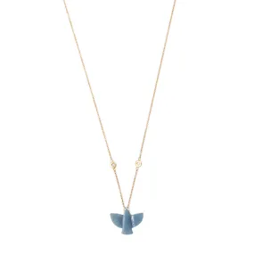 BABY BLUE OPAL THUNDERBIRD NECKLACE