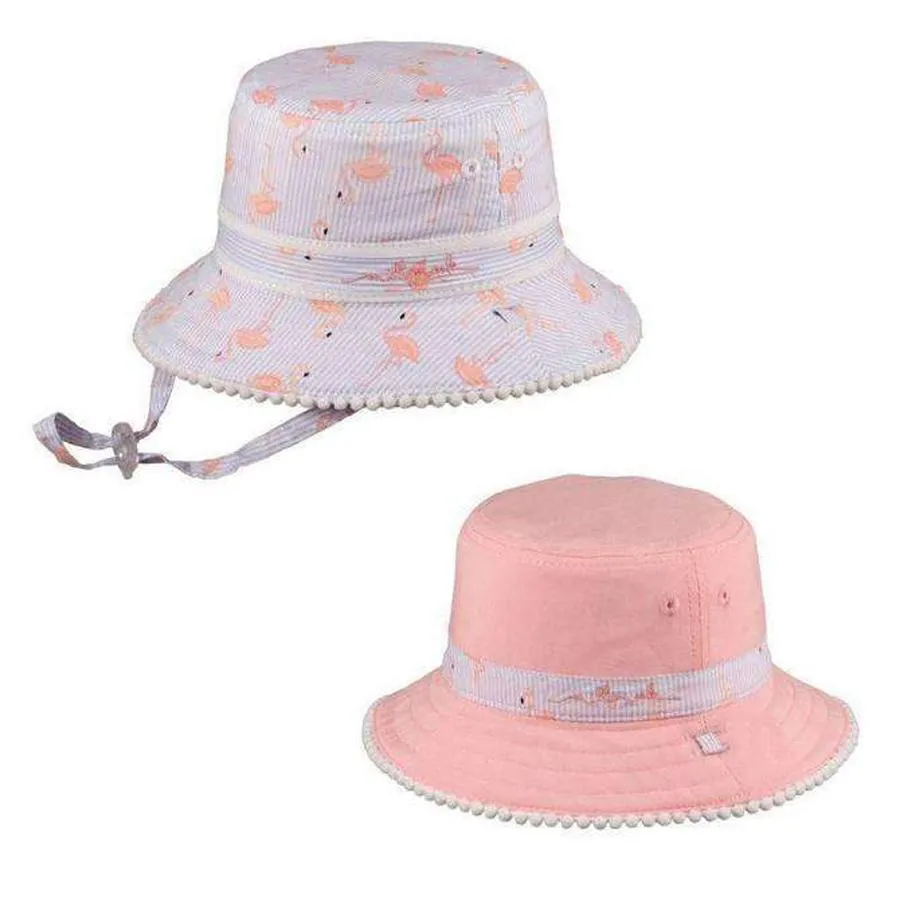 Baby Girl's Reversible Bucket Hat - Camille