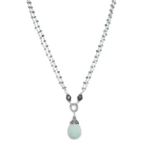 Baila Luna Mint Chocolate Drop Necklace
