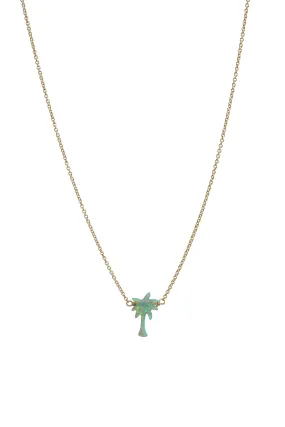 bara boheme | "PALM TREE" Opal Necklace