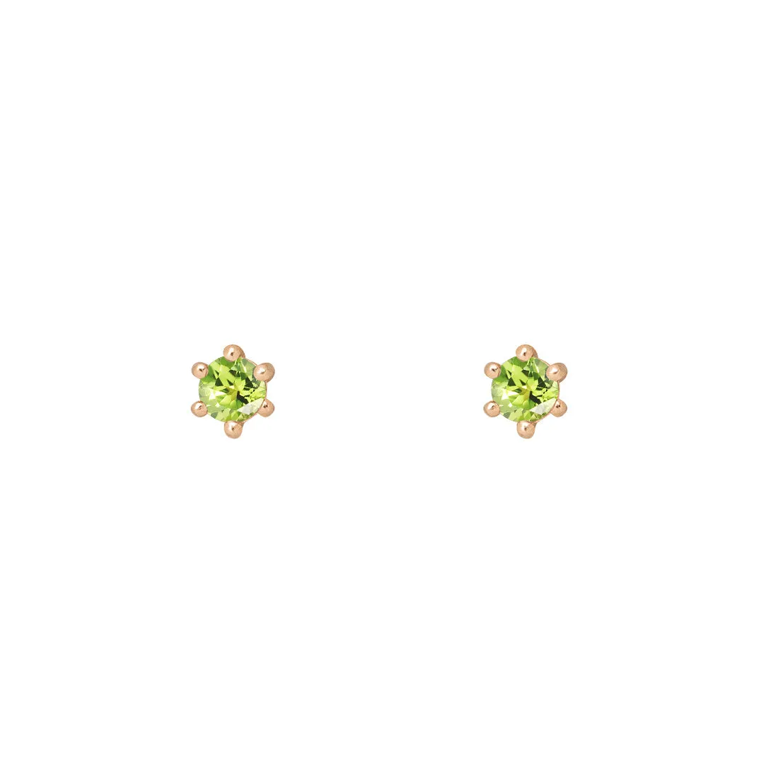 Birthstone Earrings: August Peridot