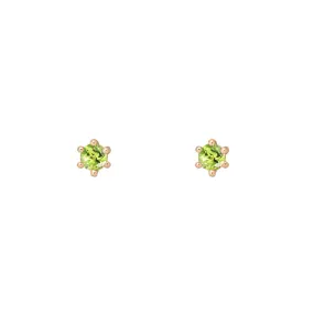 Birthstone Earrings: August Peridot