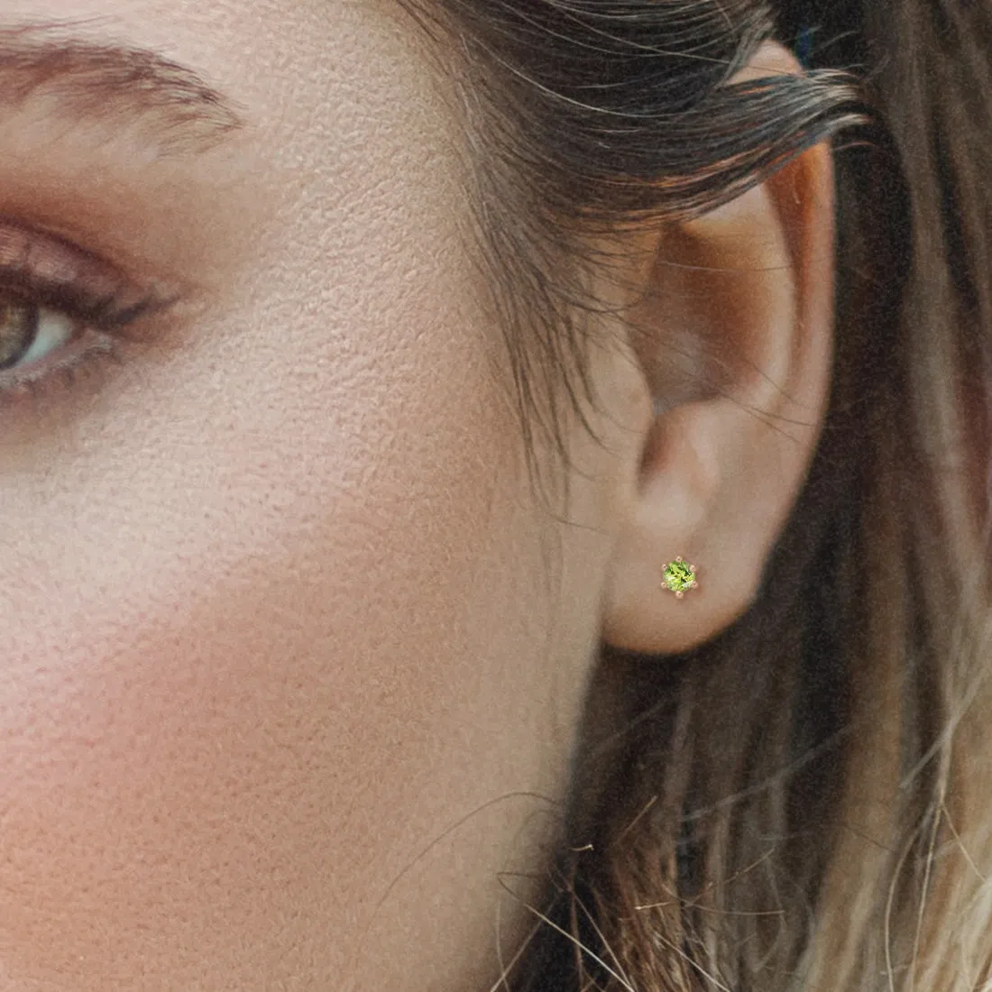 Birthstone Earrings: August Peridot