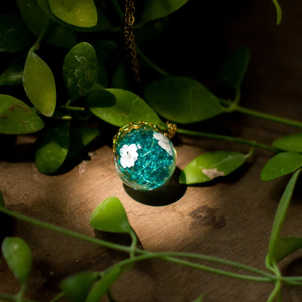 Boscage Tangle Real Dried Flower Necklace