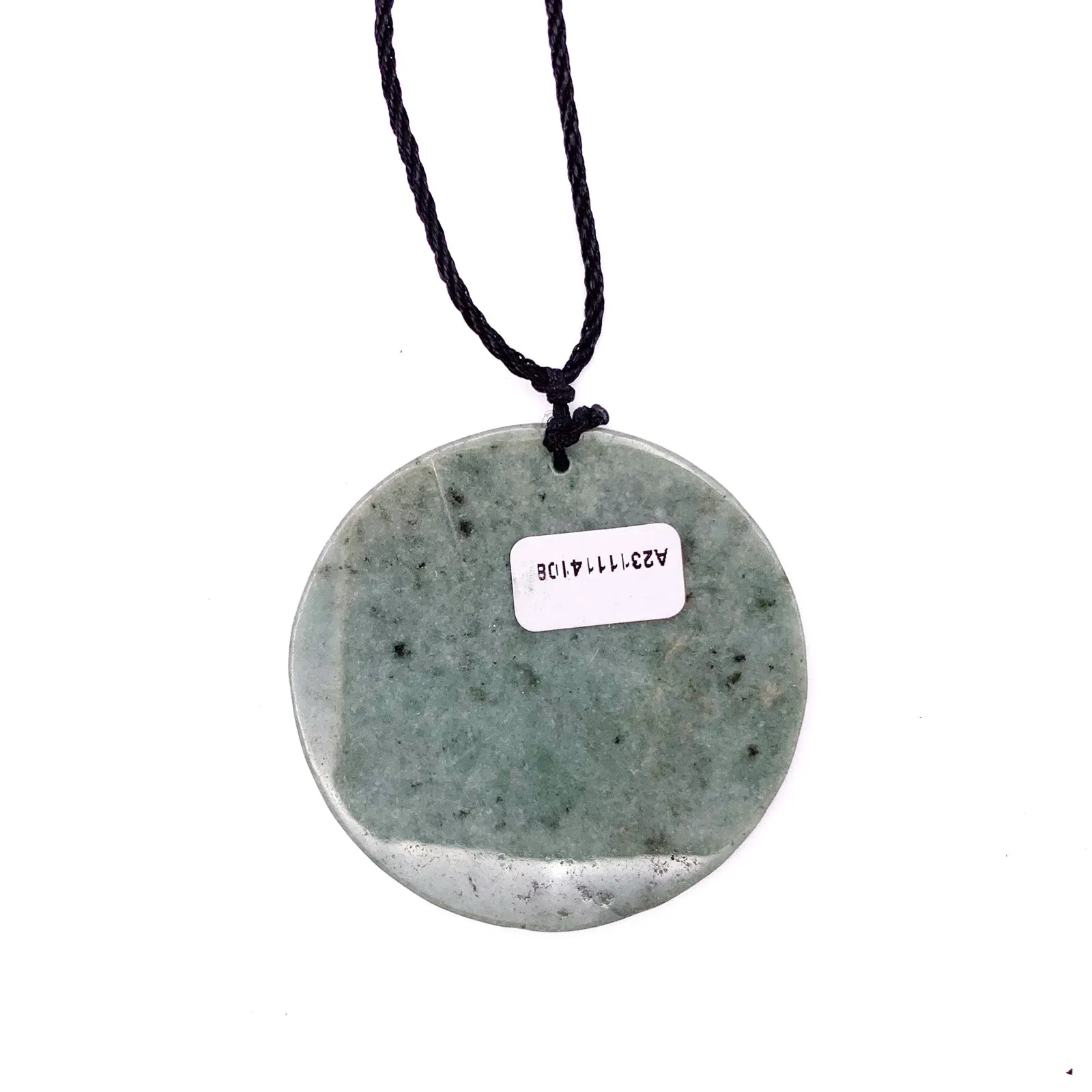 Certified Green Natural Type A Jade Jadeite Carved Mandarin Duck Lotus Pendant Necklace