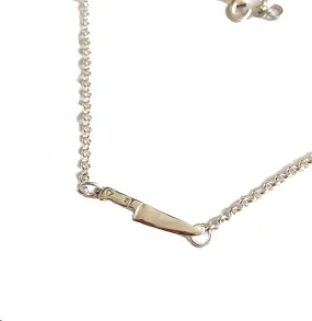 Chef Knife Chain Necklace in Sterling Silver