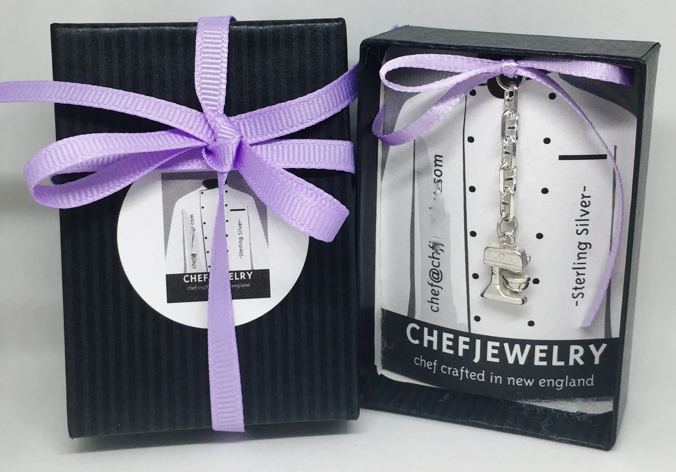 Chef Knife Chain Necklace in Sterling Silver