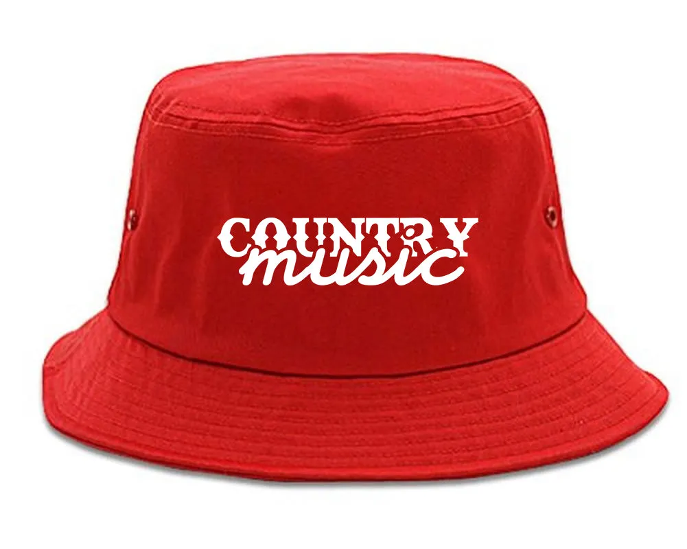 Country Music Mens Bucket Hat