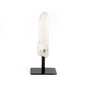 Crystal Quartz Point on Metal Base