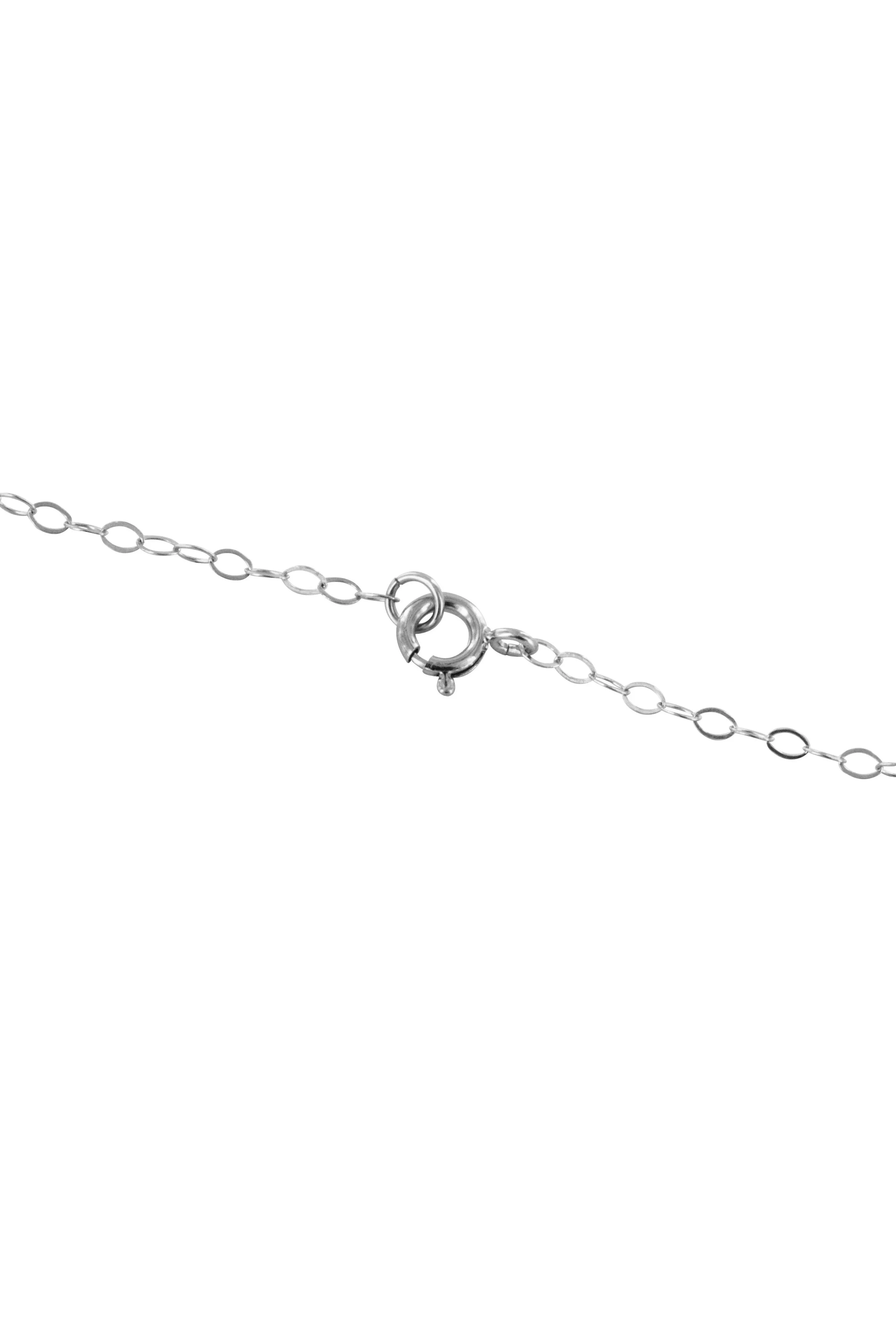 Dark Purple Jade Silver Necklace