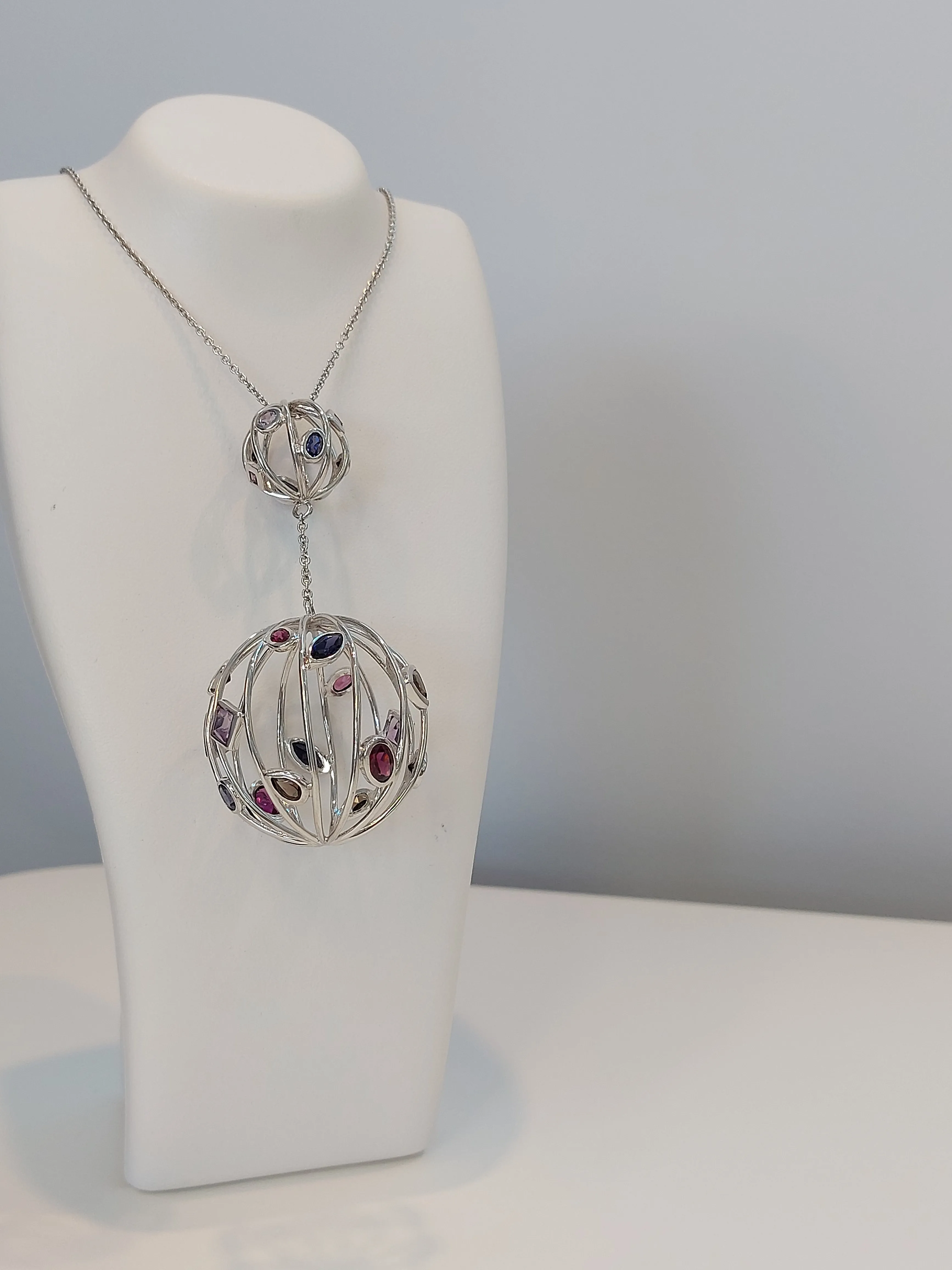 Double Ball Necklace