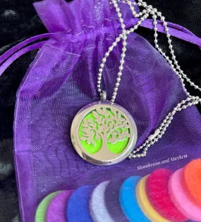 ENCHANTING TREE OF LIFE AROMATHERAPY DIFFUSER NECKLACE
