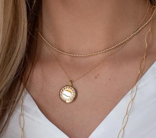 Enewton 16" Necklace Gold-Cherish Small Gold Locket