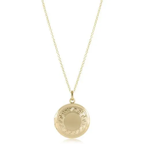 Enewton 16" Necklace Gold-Cherish Small Gold Locket