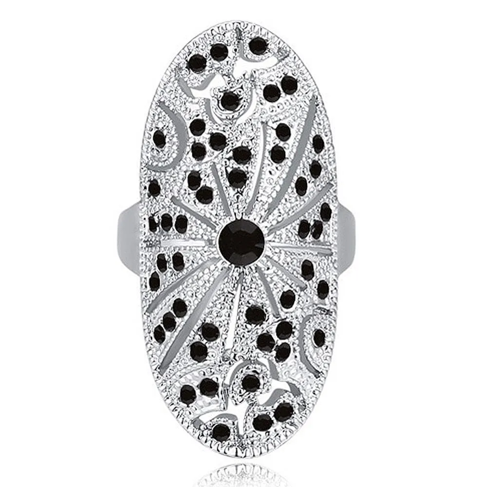 Eponym Ring Embellished With SWAROVSKI Crystals