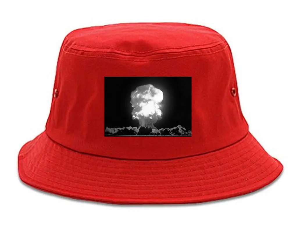 Explosion Nuclear Bomb Cloud Bucket Hat