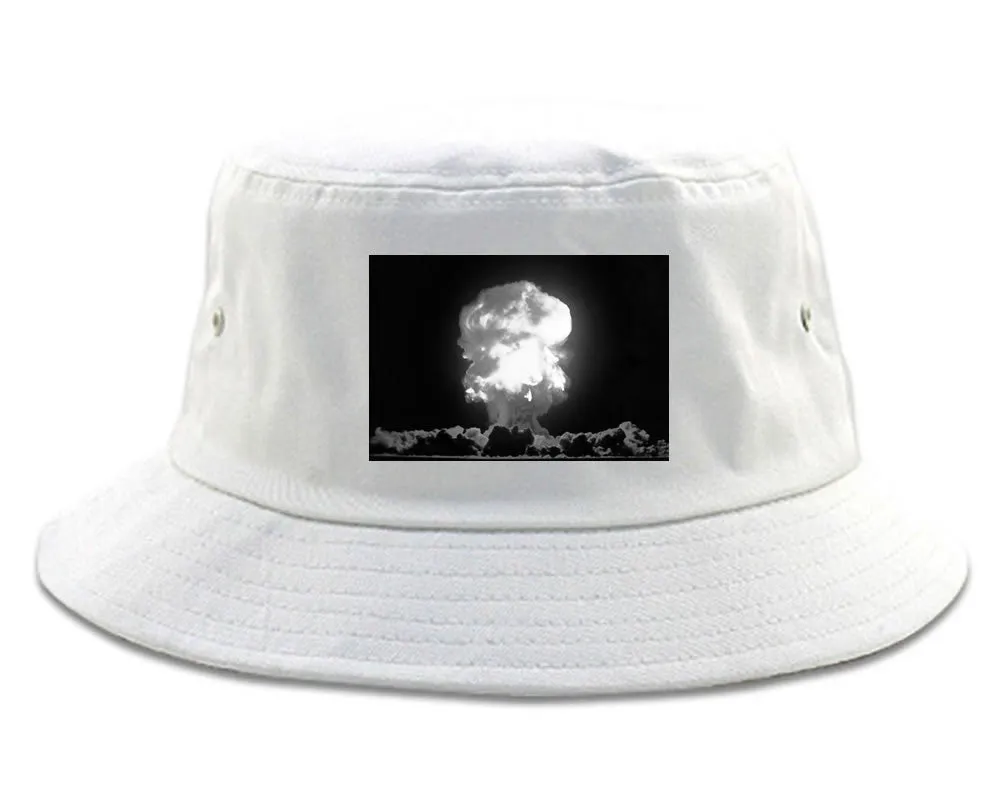 Explosion Nuclear Bomb Cloud Bucket Hat