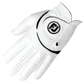FootJoy WeatherSof Golf Glove - White/Black