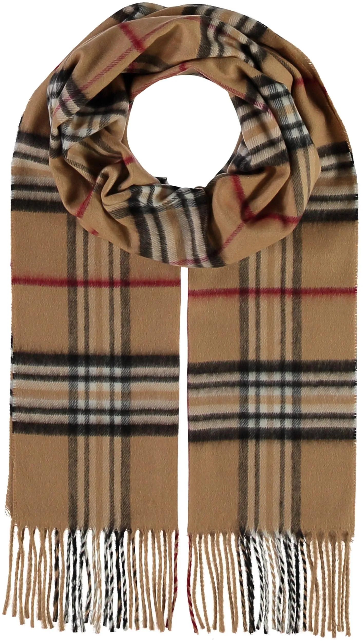 FRAAS - The Scarf Company - FRAAS Plaid Cashmink® Scarf: Navy
