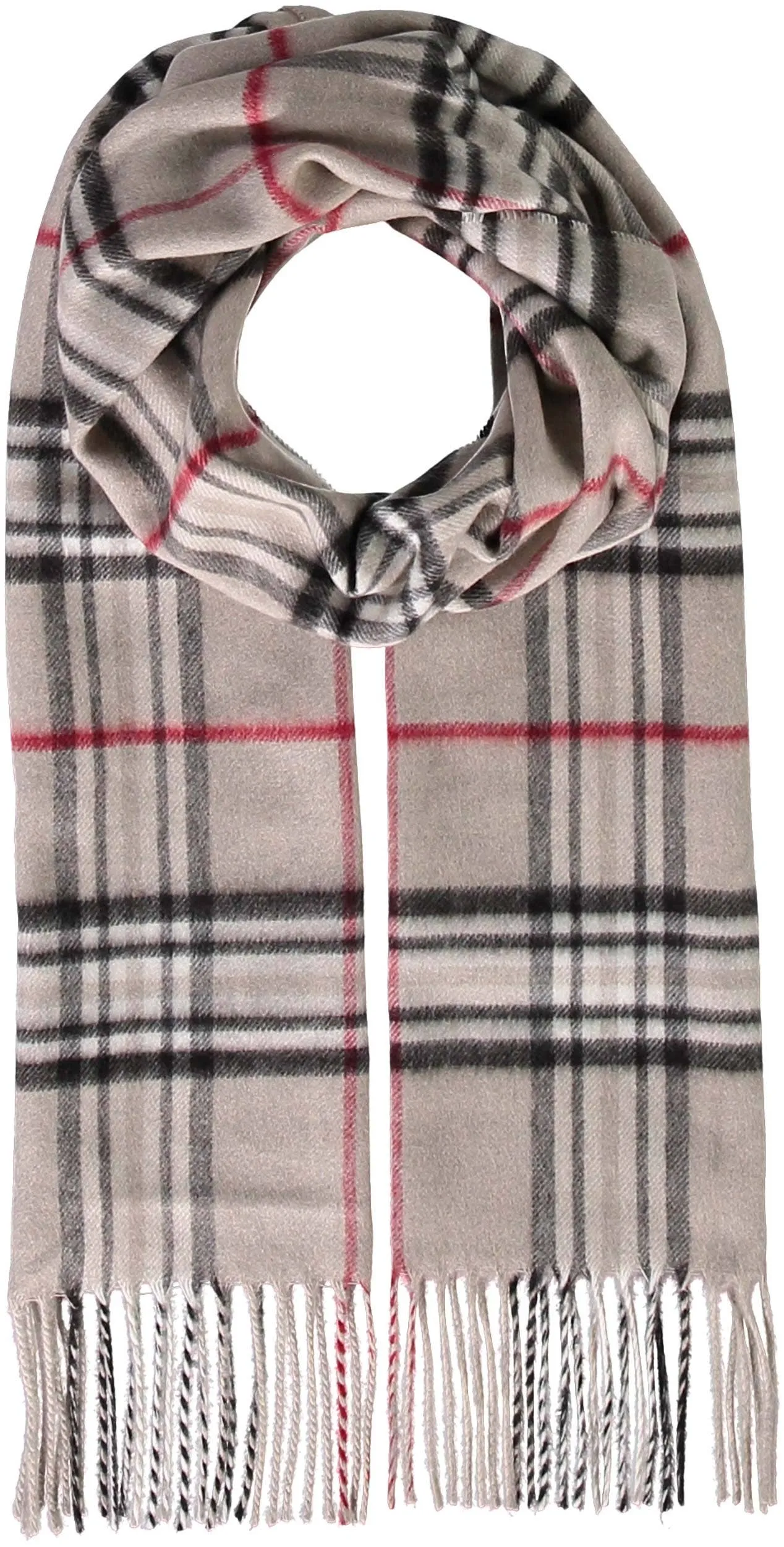 FRAAS - The Scarf Company - FRAAS Plaid Cashmink® Scarf: Navy