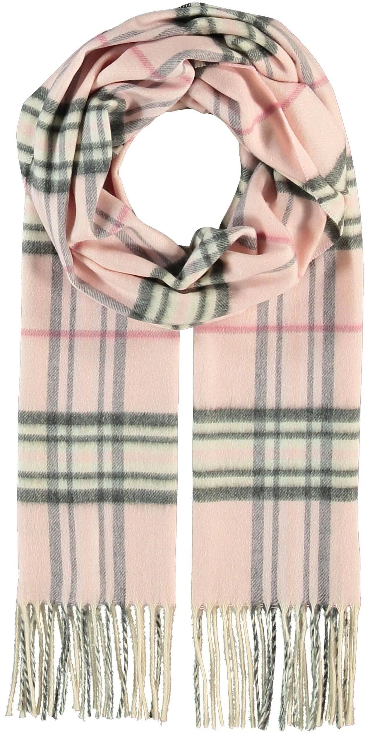 FRAAS - The Scarf Company - FRAAS Plaid Cashmink® Scarf: Navy