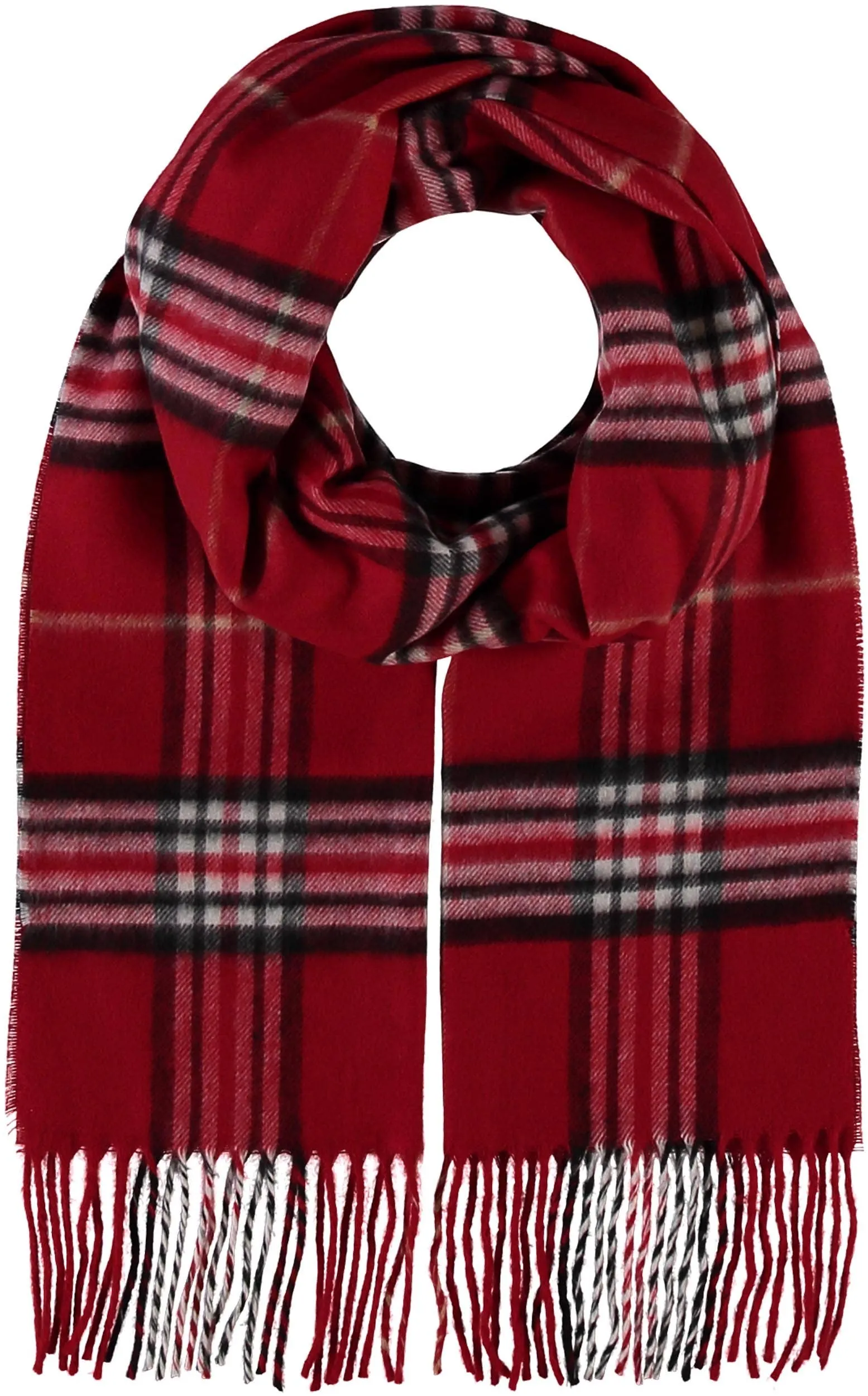 FRAAS - The Scarf Company - FRAAS Plaid Cashmink® Scarf: Navy