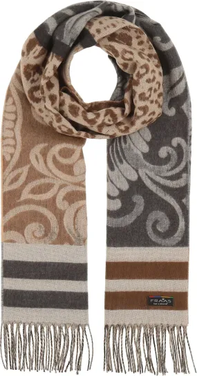 FRAAS - The Scarf Company - Leo Filagree Patchwork: Grey