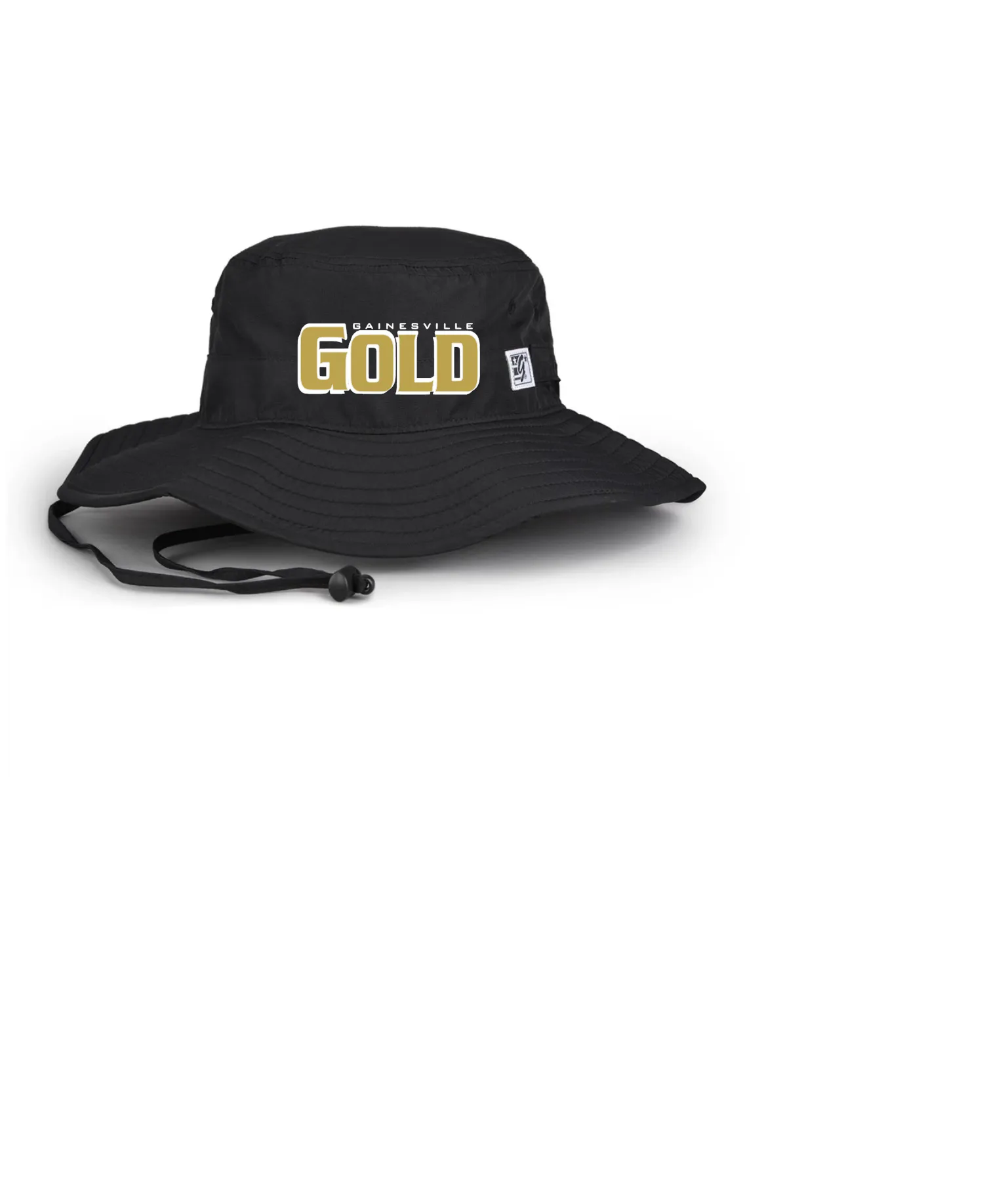 GAINESVILLE GOLD EMBROIDERED BOONIE HAT WHITE