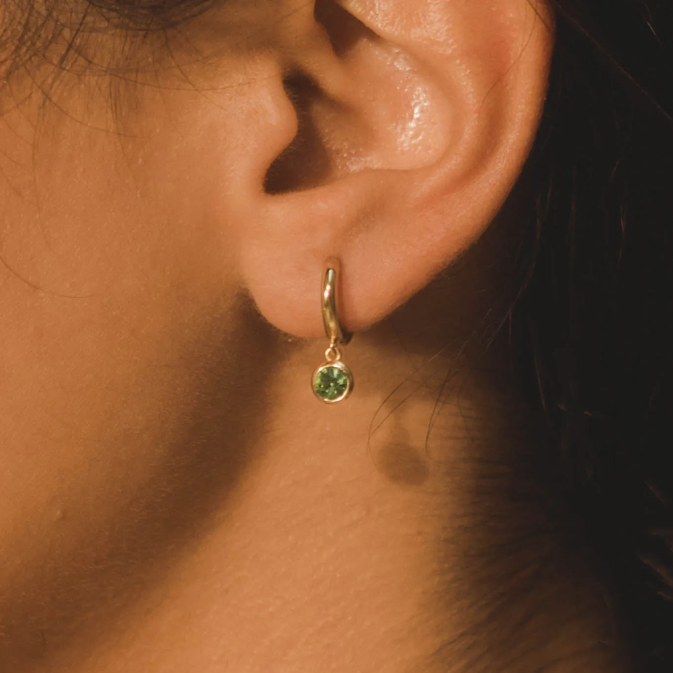 Gemstone Earrings - Peridot